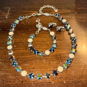 Sabika necklace, bracelet and earrings set